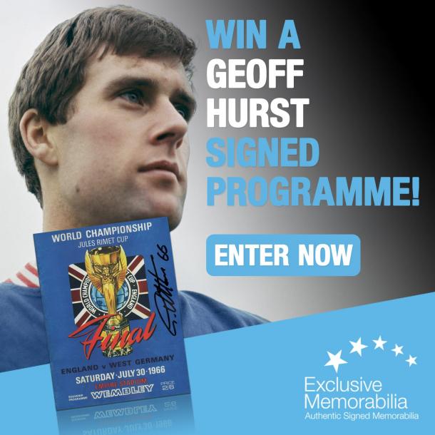 WIN  a programme signed by Sir Geoff Hurst! 