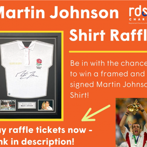 Win a signed and framed Martin Johnson shirt!