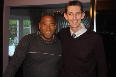 John Barnes with Exclusive Memorabilia