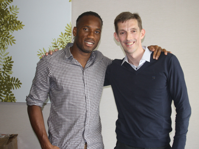 Didier Drogba at Exclusive Autograph Session