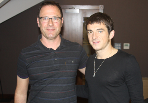 Leighton Baines with Exclusive Memorabilia