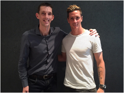 Fernando Torres with Exclusive Memorabilia