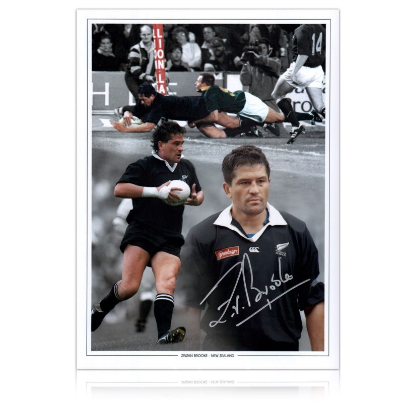 Zinzan Brooke Signed Photo